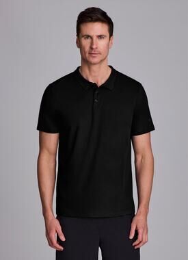 RBX Active Venture Performance Polo Shirt Mens S Dark Gray Black Workout Gym NWT